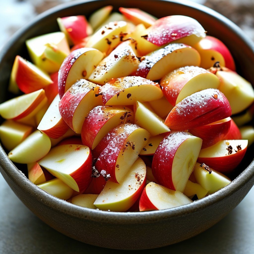 Apple Filling Preparation