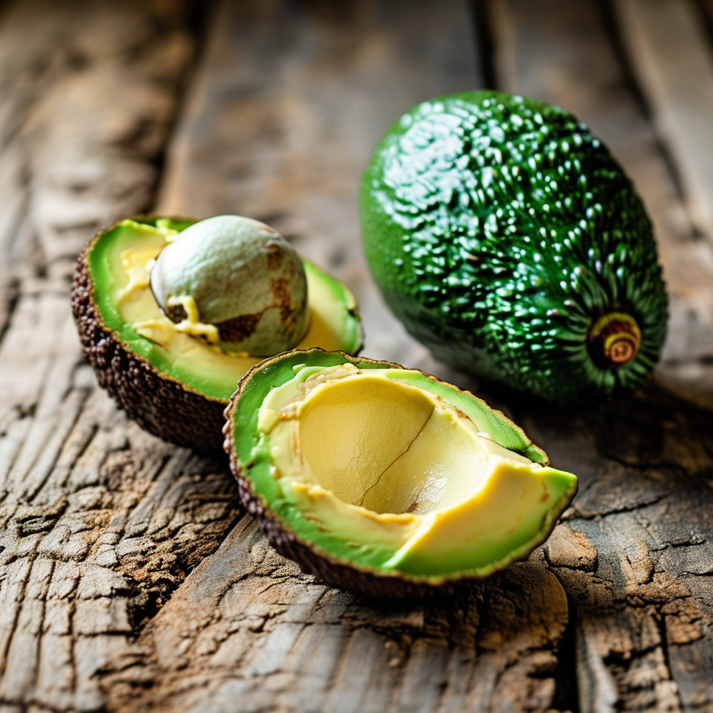 Fresh ripe avocado