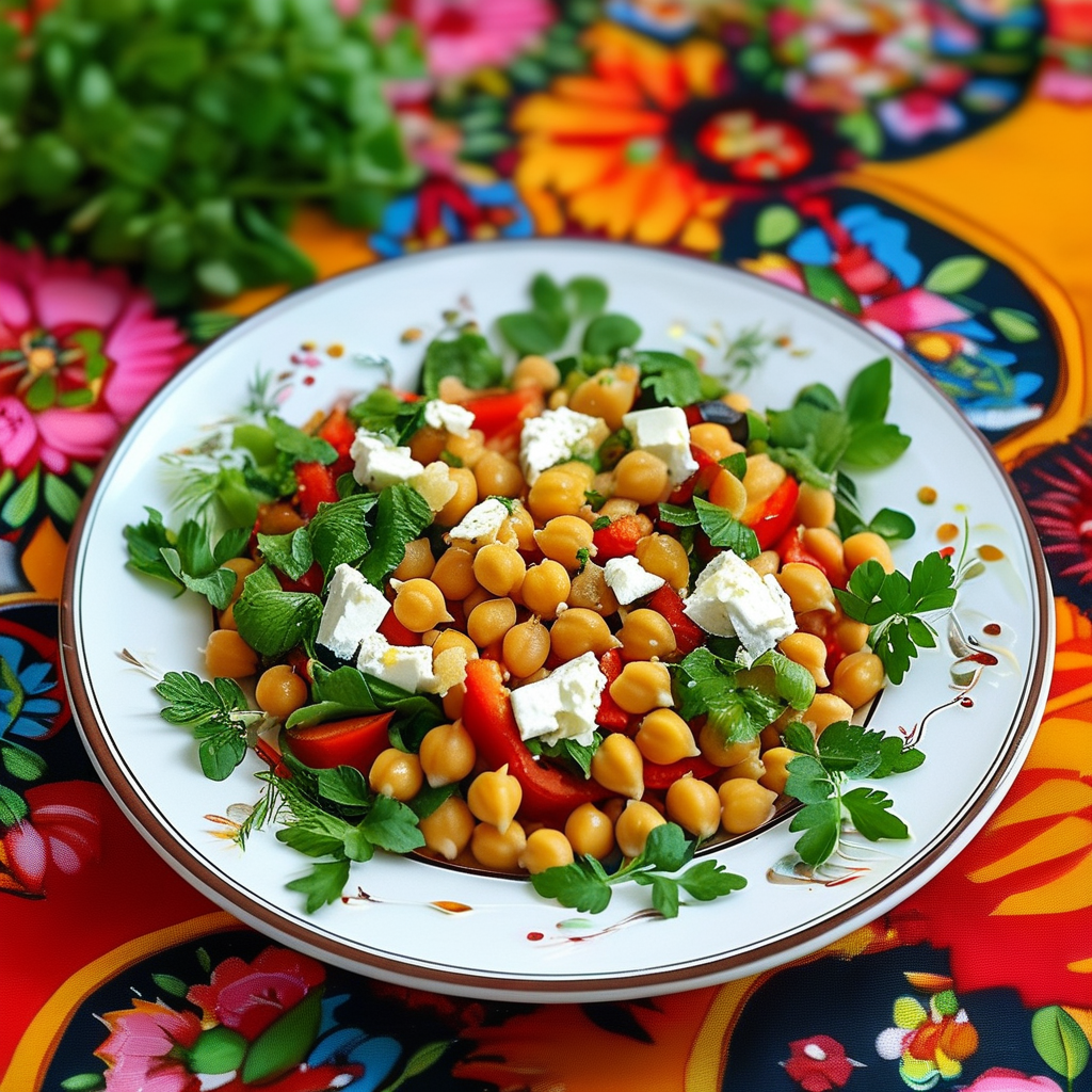 Final Presentation of Chickpea Salad