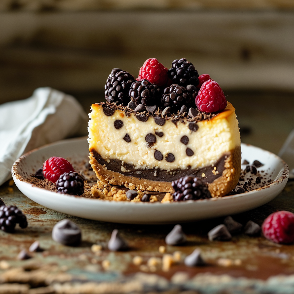 No-Bake Chocolate Cheesecake