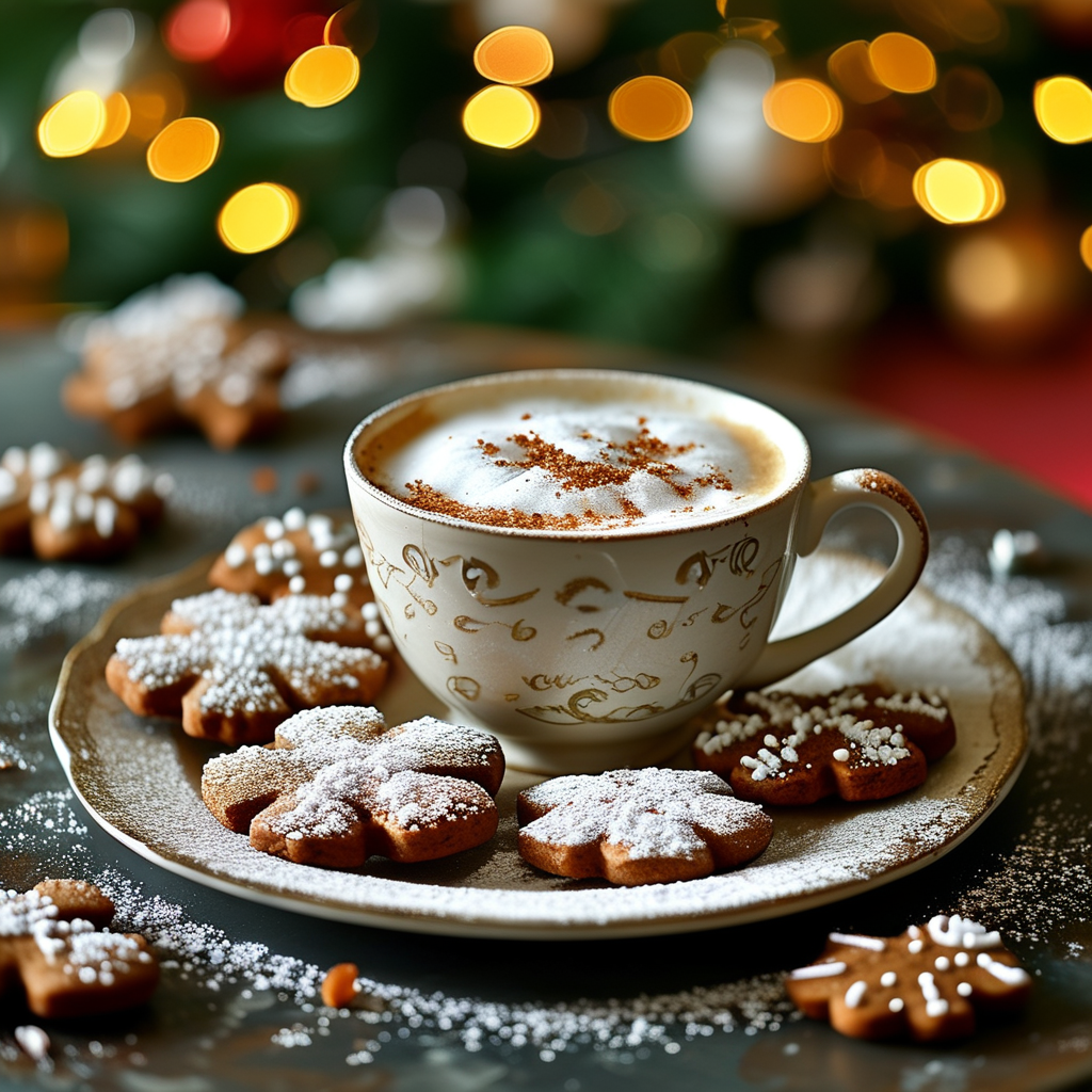 Decorated Cookies on a Festive Plate