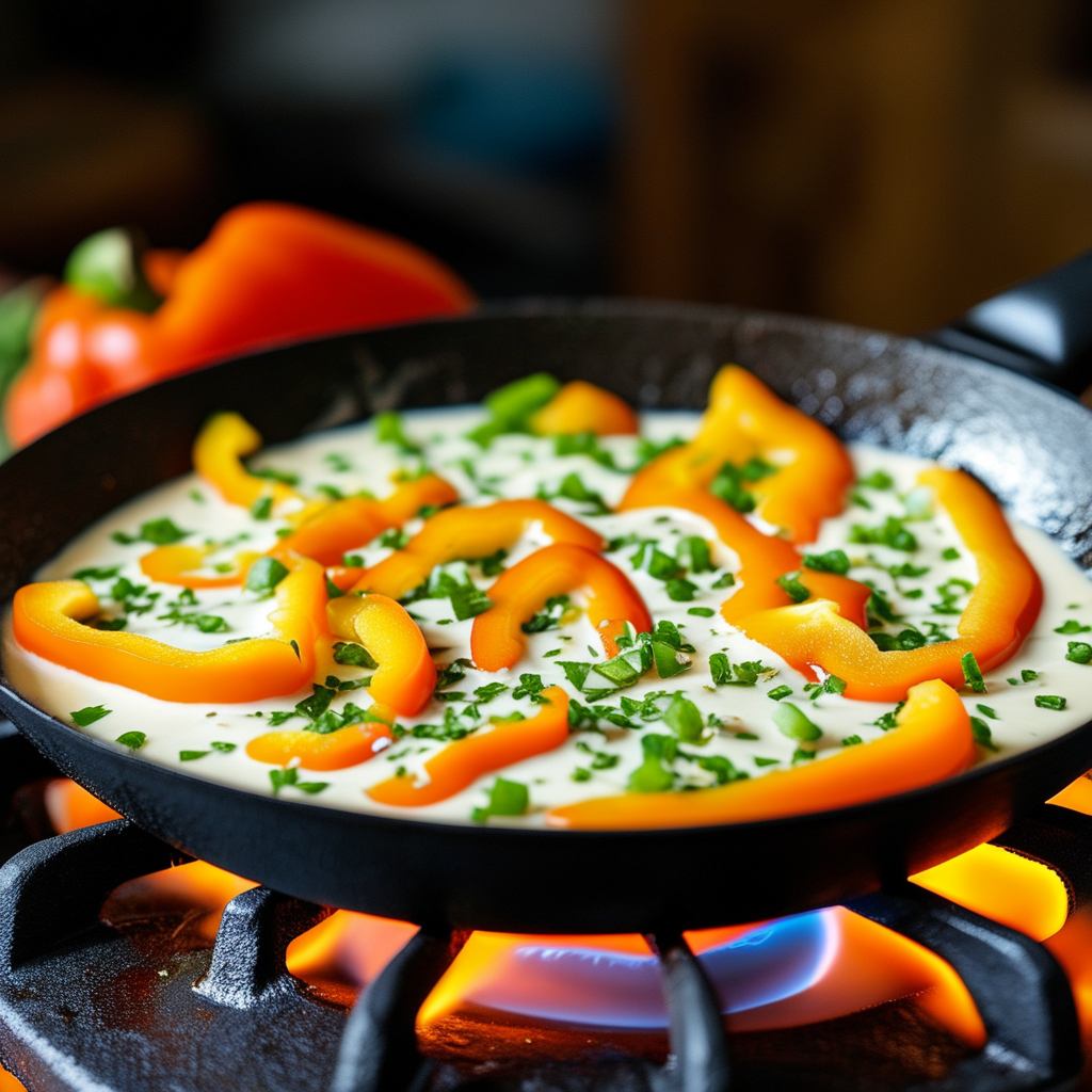 Creamy Sauce Preparation