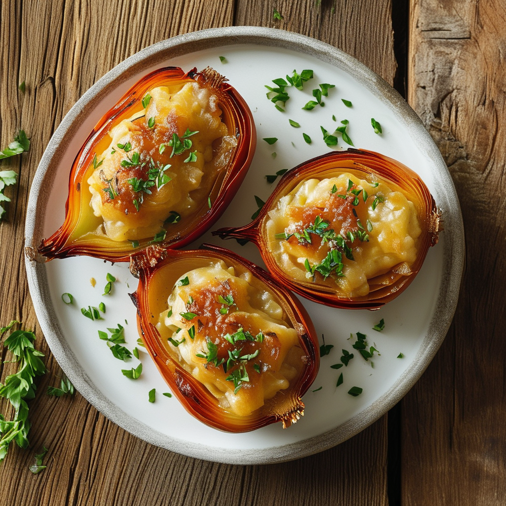 Baked stuffed Tennessee onions