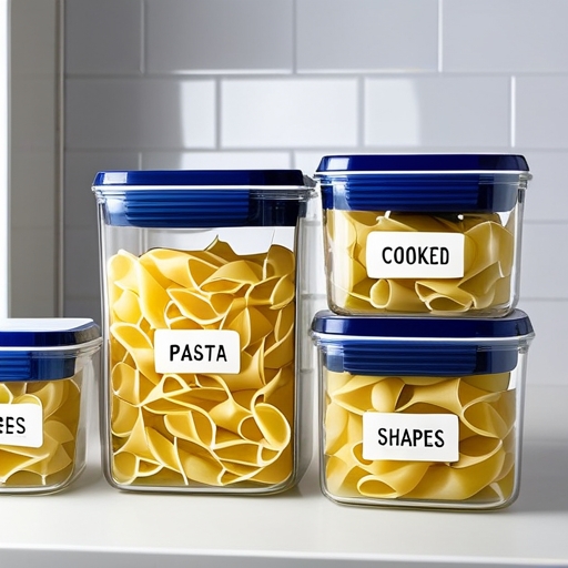 Cooked Pasta Storage