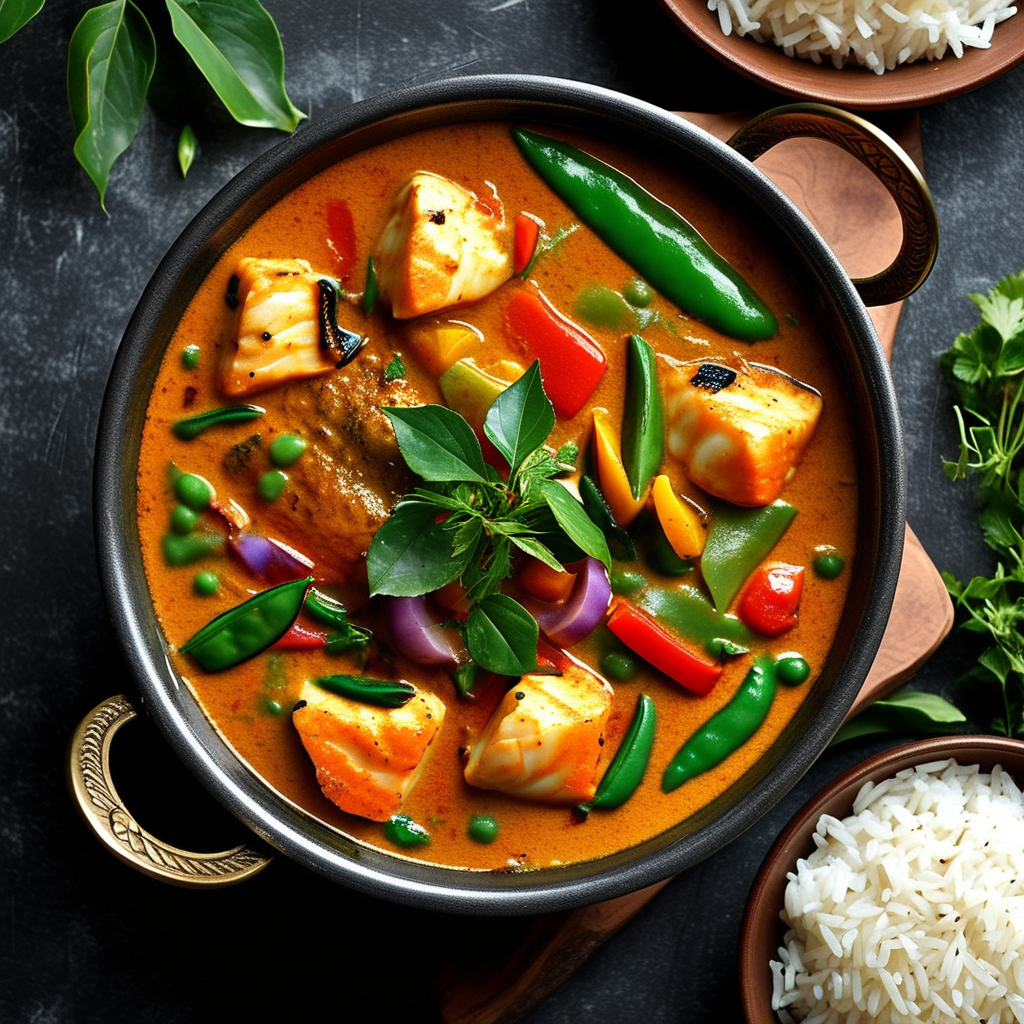 Coconut Curry with Cod