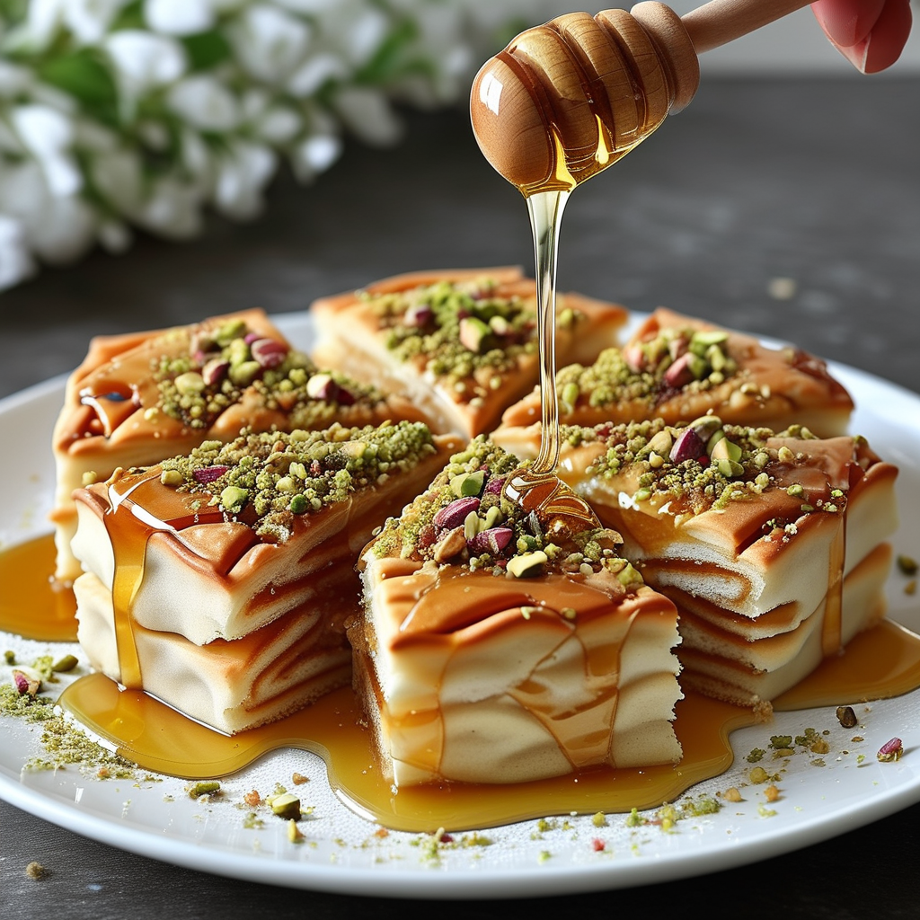 A Beautifully Presented Baklava