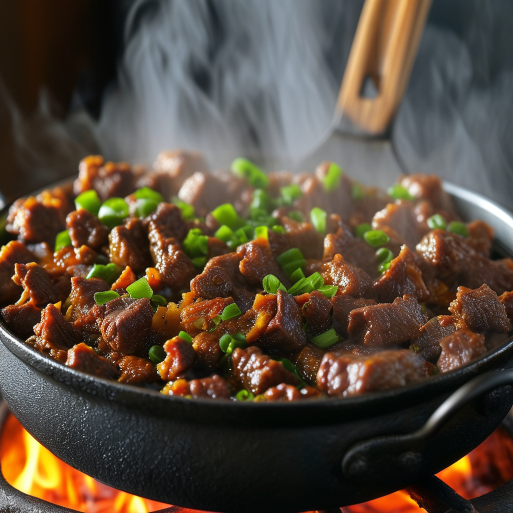 Cooking the Ground Meat