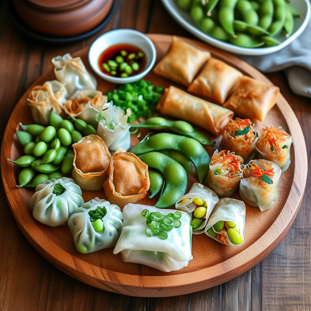 Assorted snacks platter