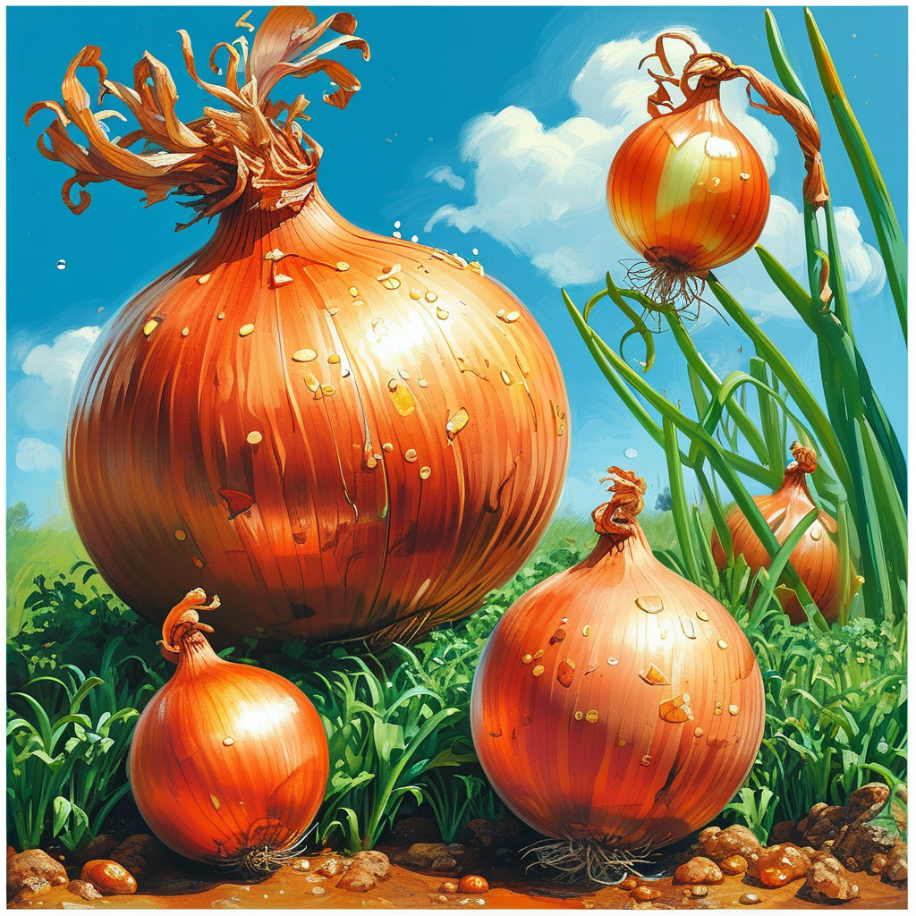 An infographic showing the nutritional benefits of onions, including images or icons of vitamins and minerals.