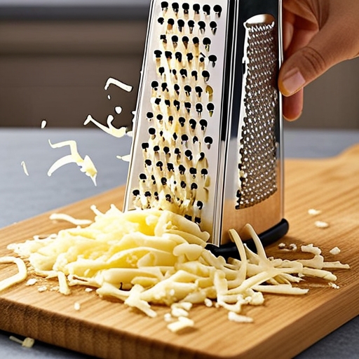 Grating Cheese Process