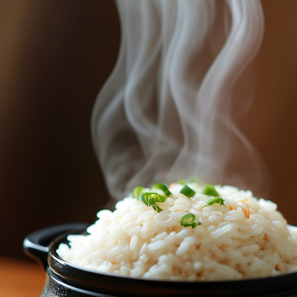 Cooking Process in Rice Cooker