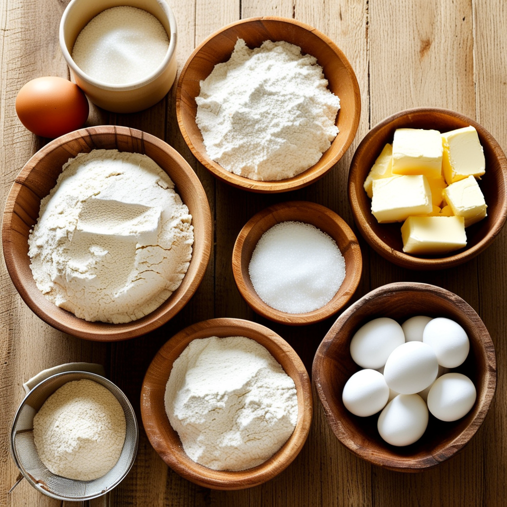 Ingredients for Quick Pie Crust
