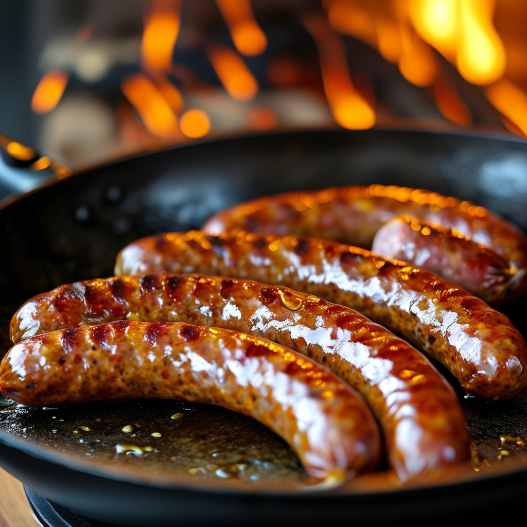 Cooking Sausage