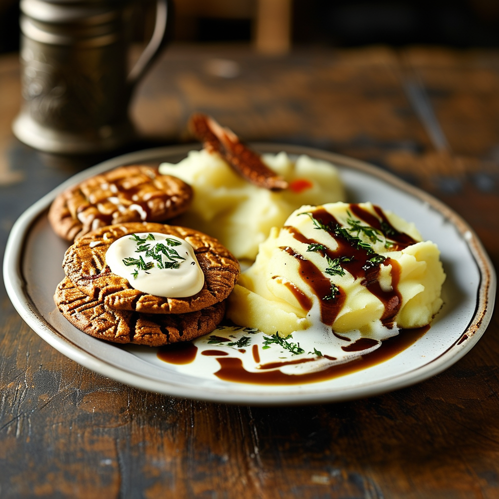 Dishes with Sawmill and Brown Gravy