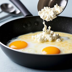 Scrambled Eggs with Cottage Cheese