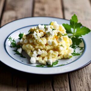 Scrambled Eggs with Cottage Cheese
