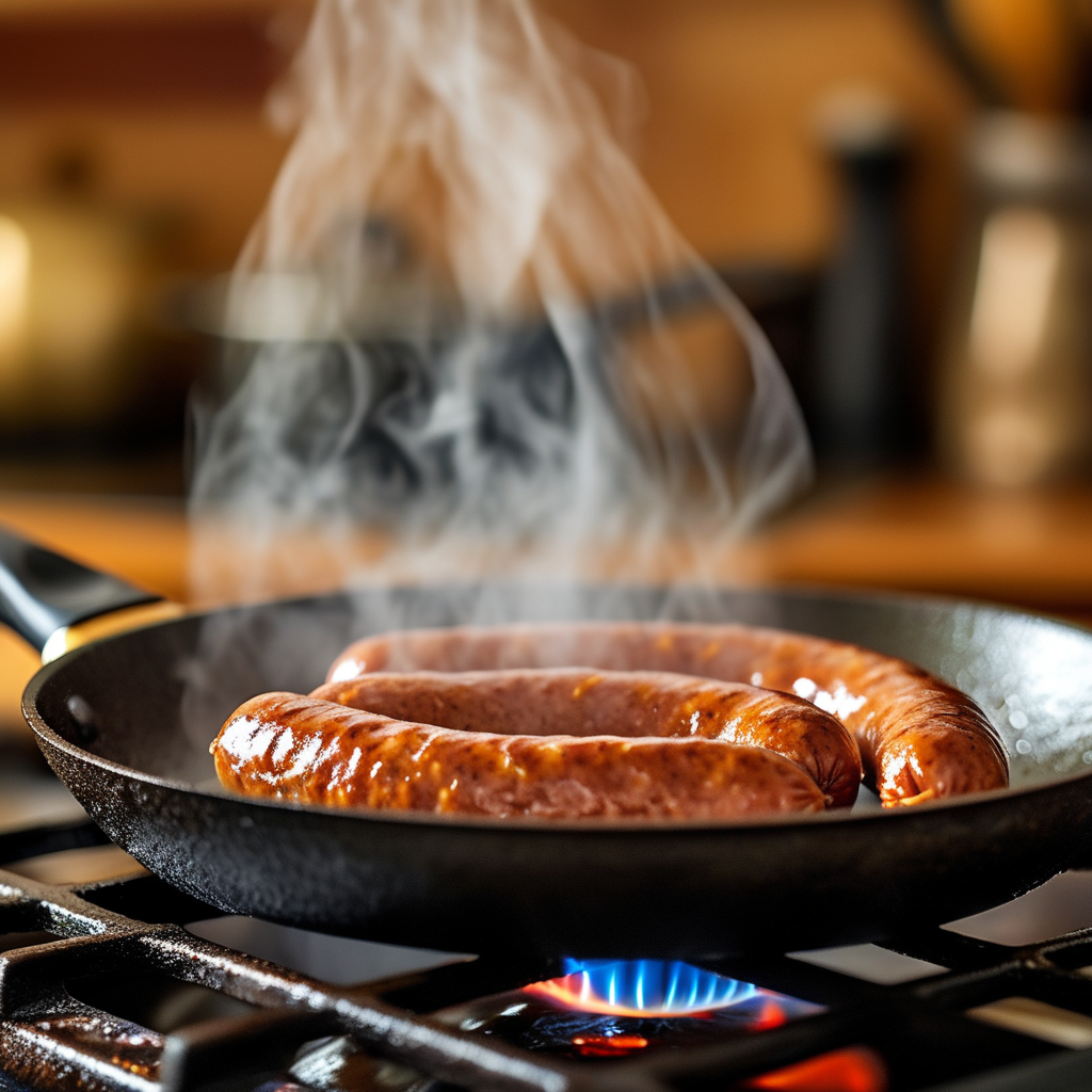 Cooking Sausage