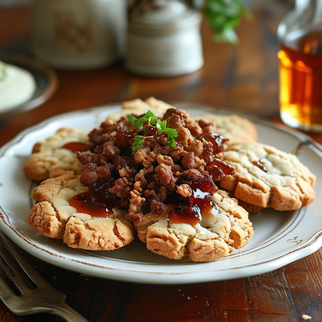 Sawmill Gravy Served on Biscuits