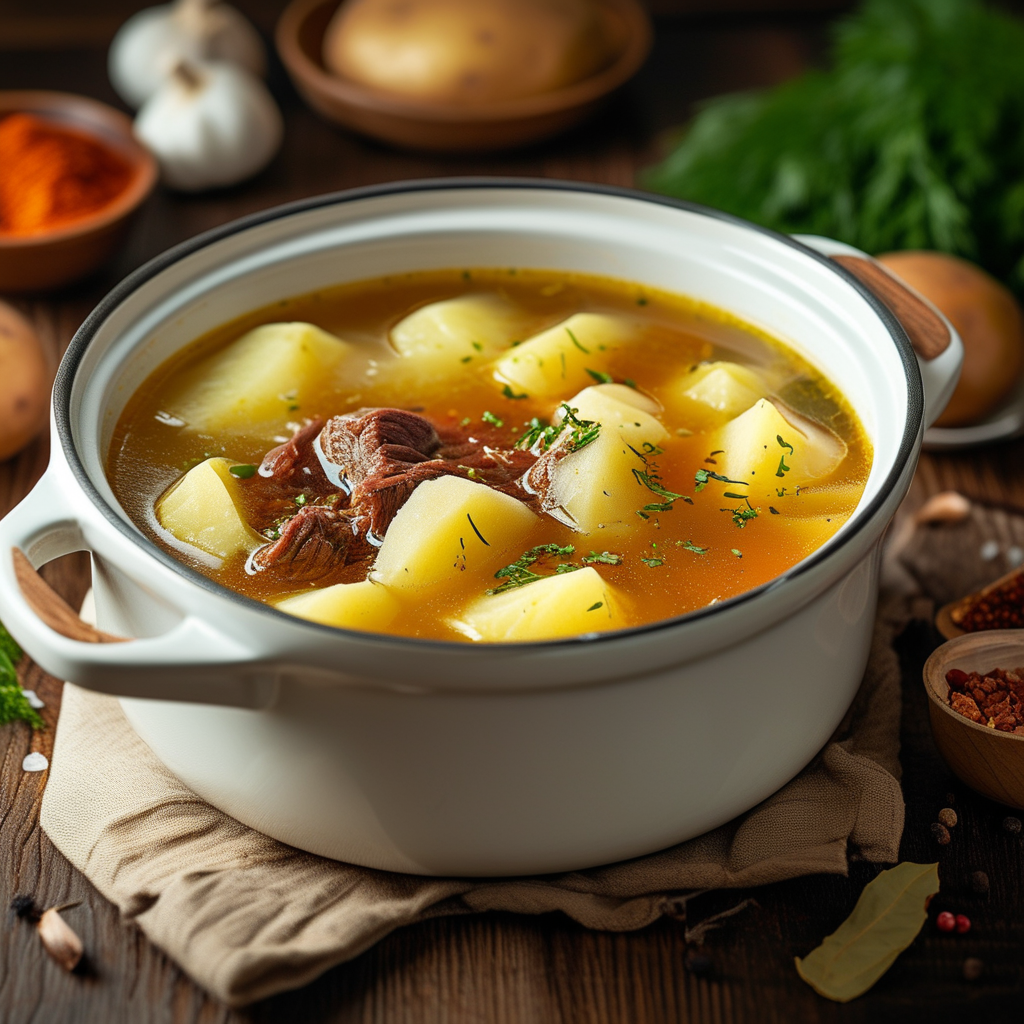 Combining Ingredients in the Crockpot