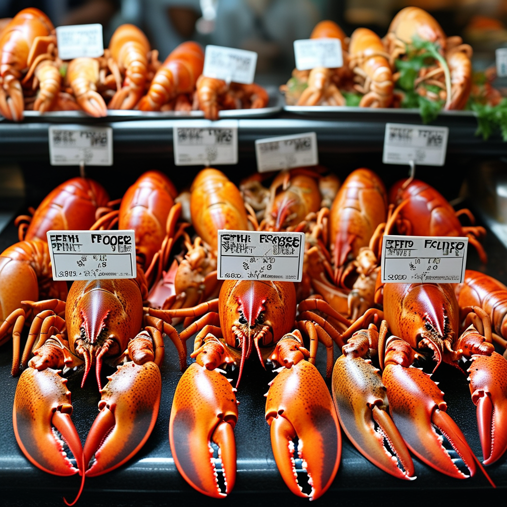 Comparison of lobster price vs Poor Man's Lobster cost