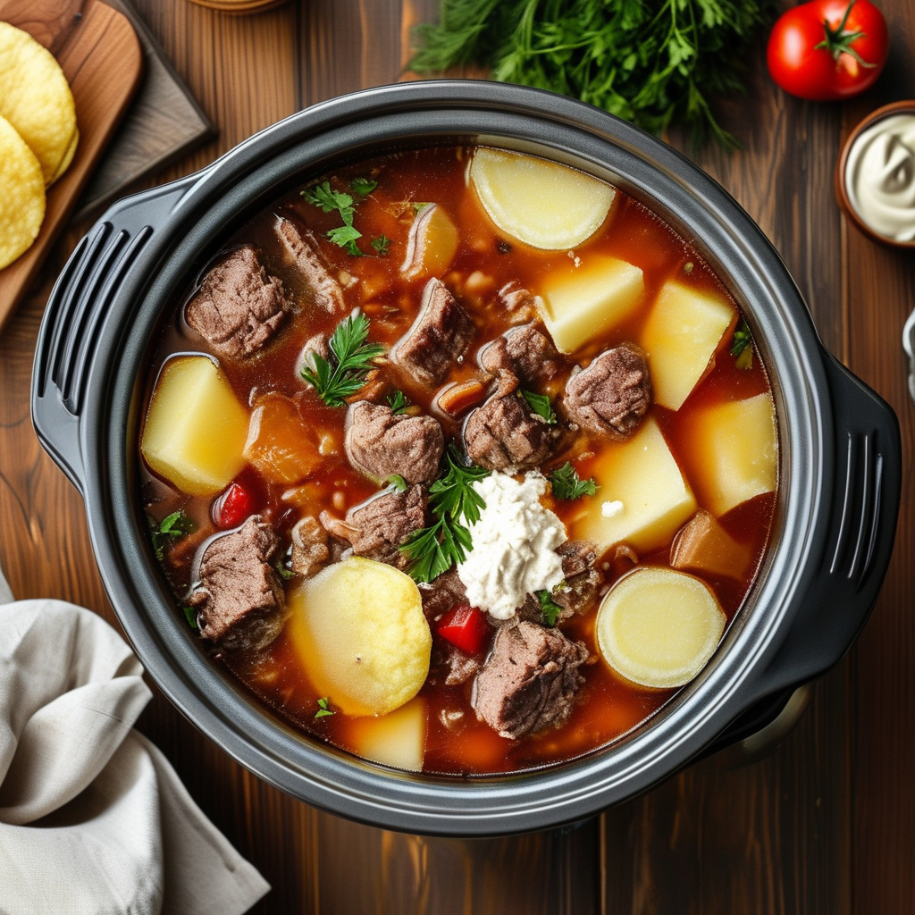 Layering Ingredients in the Crock Pot