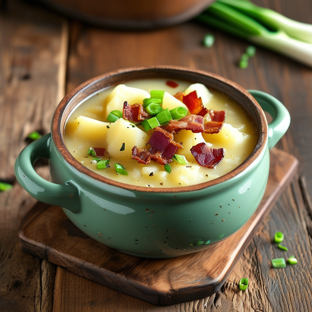 Finished Potato Soup