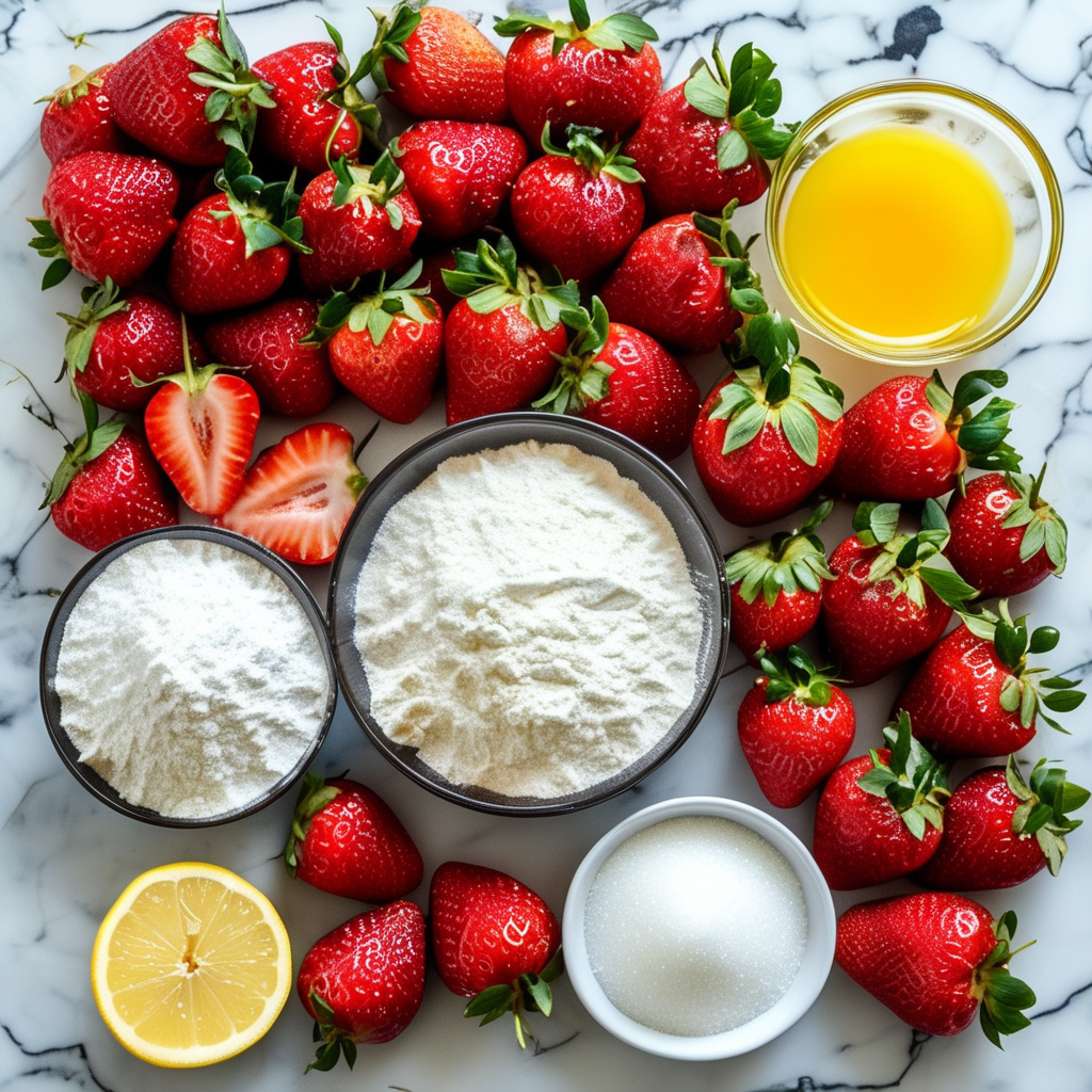 Ingredients for Strawberry Filling