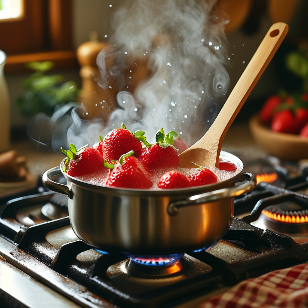 Cooking Strawberry Filling