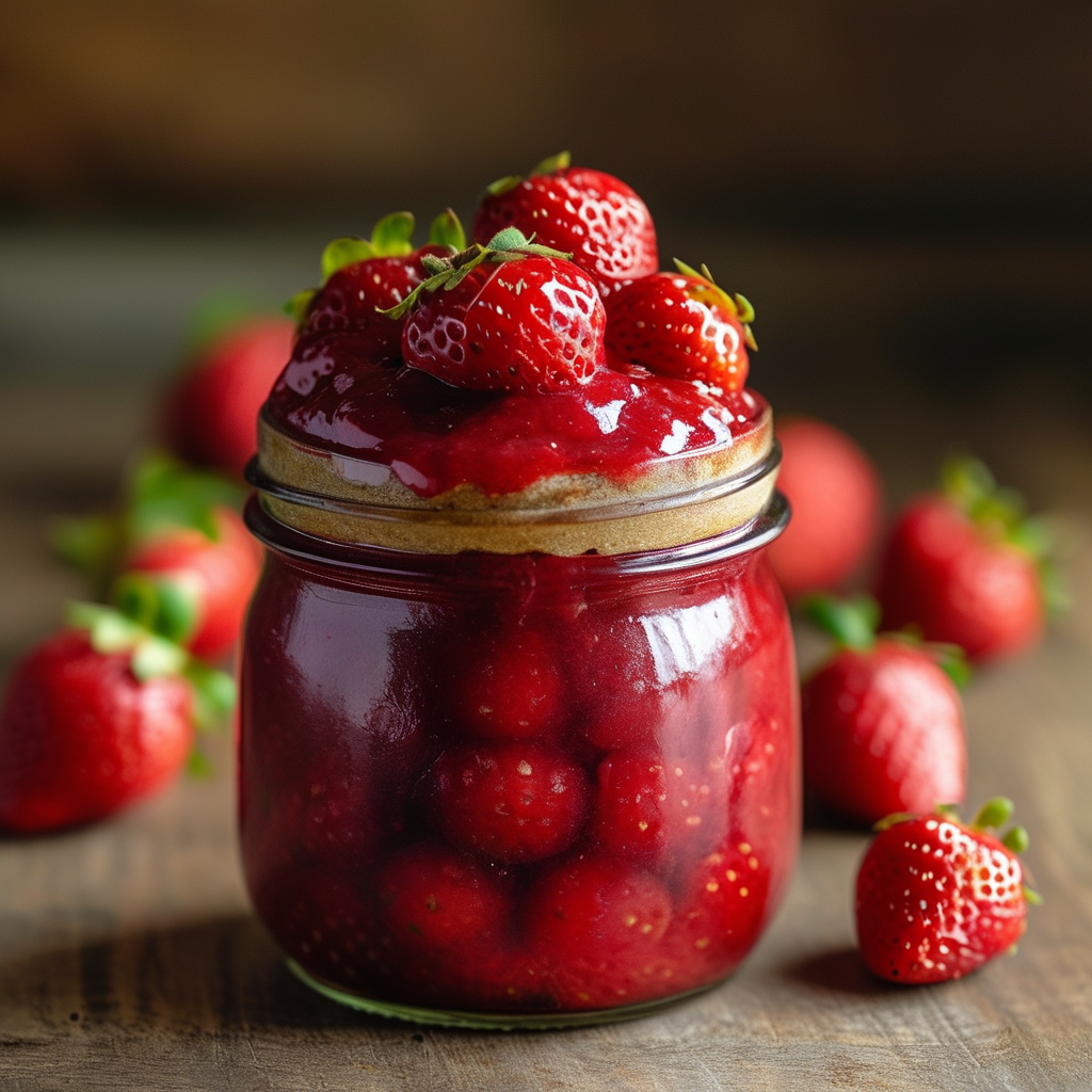 Finished Strawberry Filling