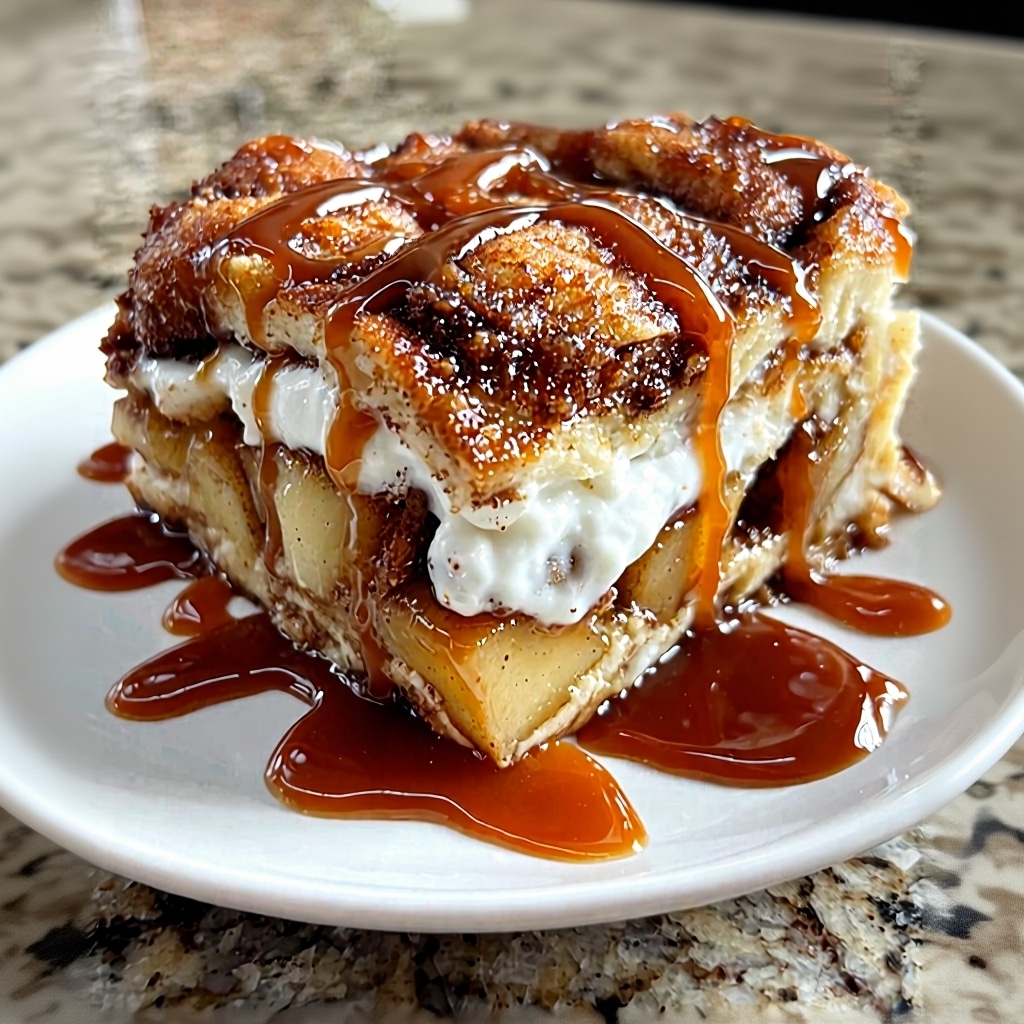 Easy Apple Cinnamon Roll Lasagna Recipe