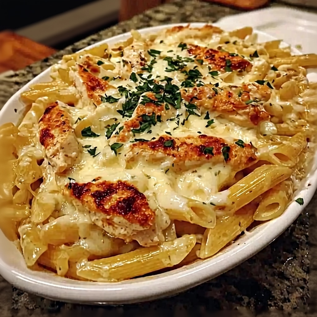 Easy Baked Chicken Mozzarella Pasta Recipe