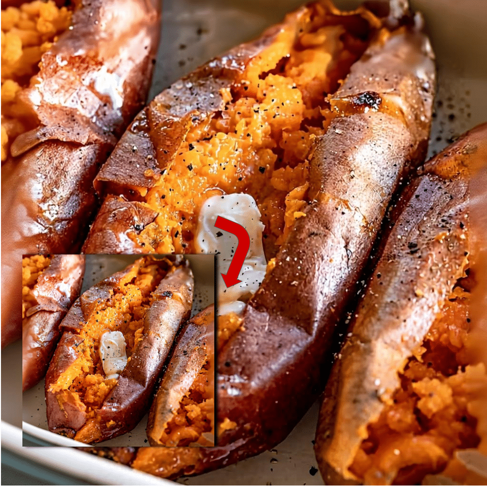 Perfectly Baked Sweet Potato 2 Easy Baked Sweet Potato Recipe (Crispy Skin & Fluffy)