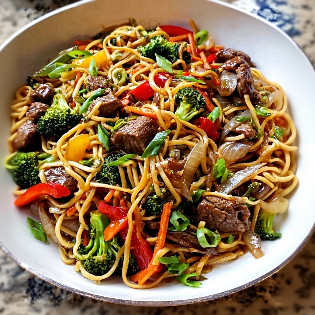 Easy Beef Lo Mein with Vegetables (Better Than Takeout)