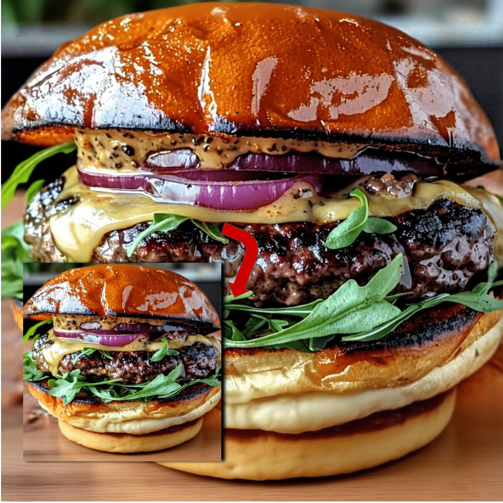 Ultimate Black Garlic Truffle Gouda Burger Recipe