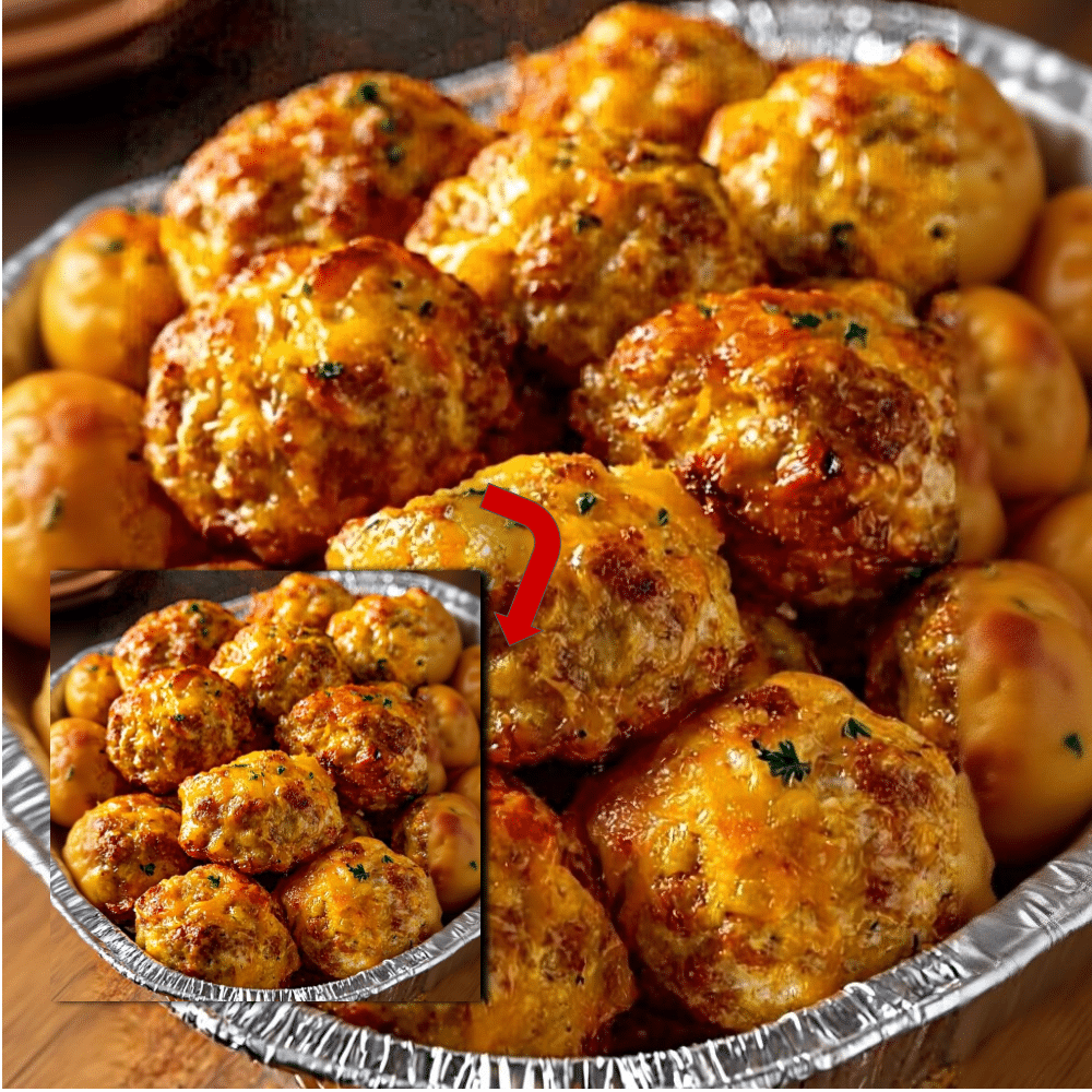 Easy Cheesy Meatball Potato Bake Recipe