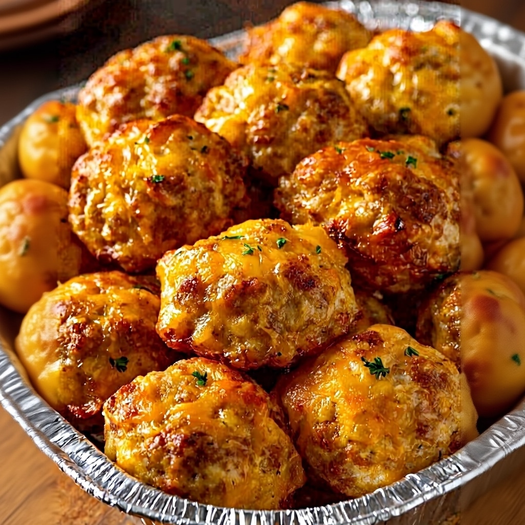 Easy Cheesy Meatball Potato Bake Recipe