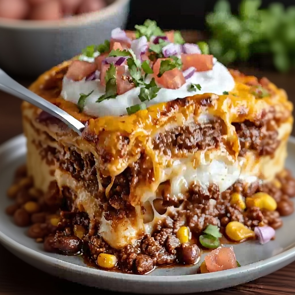 Easy Cheesy Taco Lasagna Recipe (Family Favorite!)