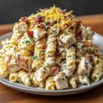 Creamy Chicken Bacon Ranch Pasta (Easy Recipe)