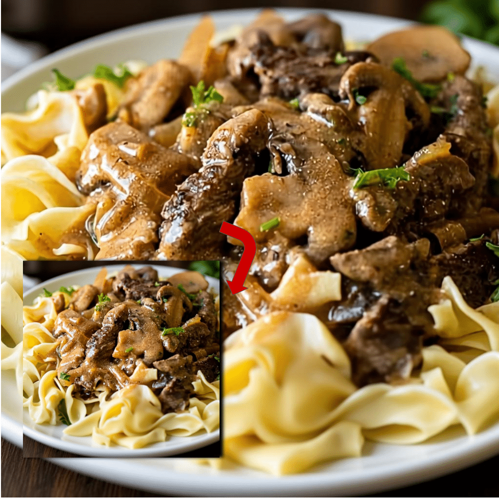 Best Creamy Beef Stroganoff (Easy Recipe)