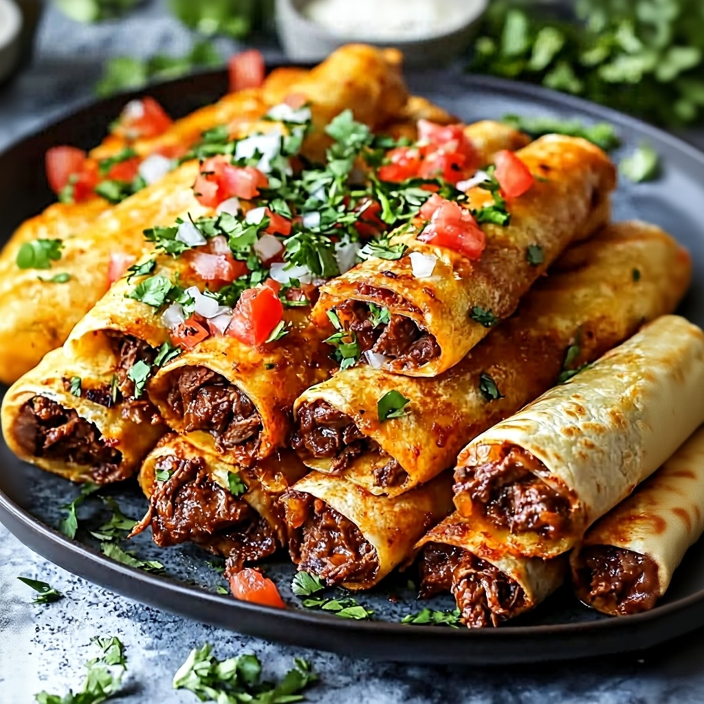 Easy Crispy Beef Taquitos Recipe (3 Ways!)