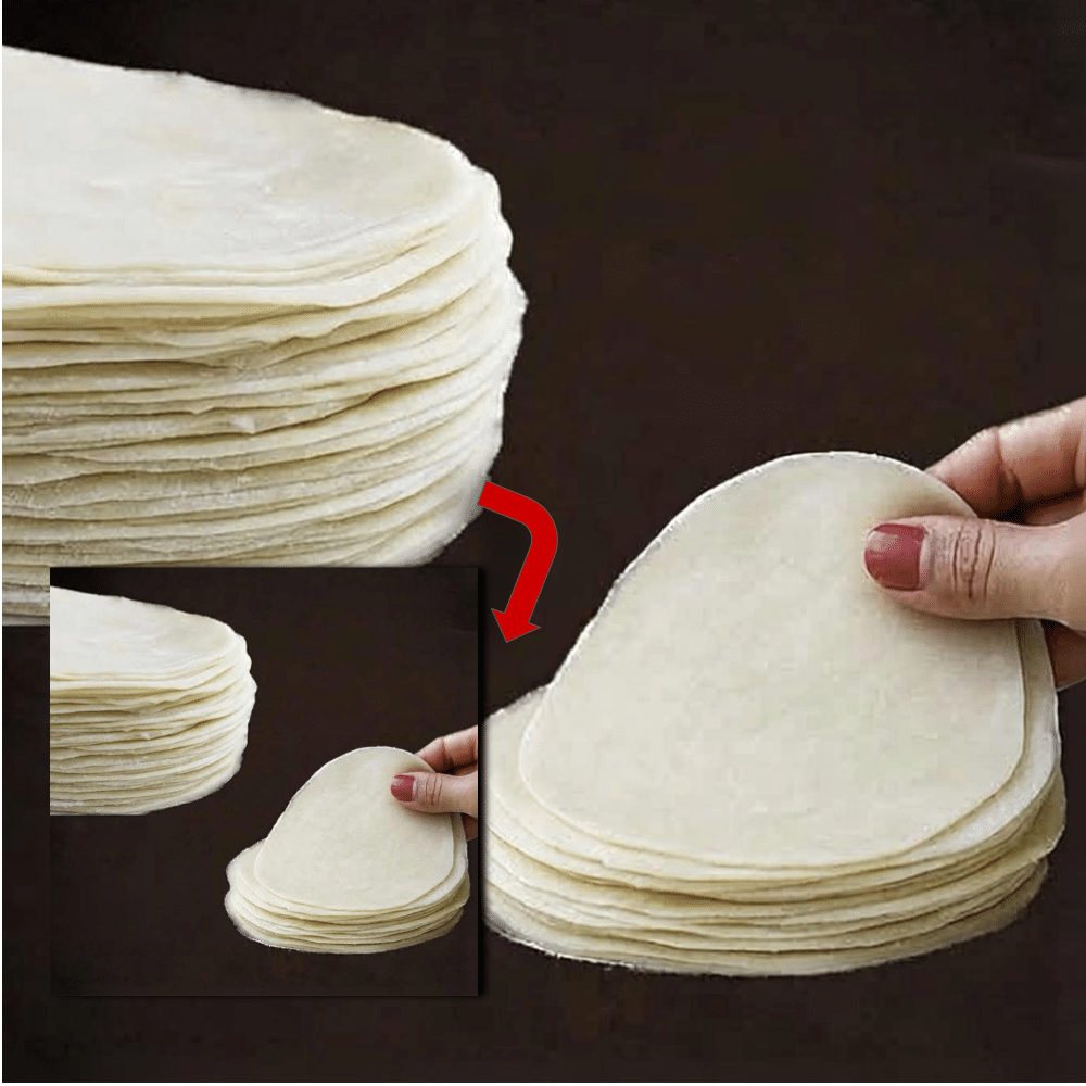 Easy Homemade Wonton Wrappers (2 Ingredients!)