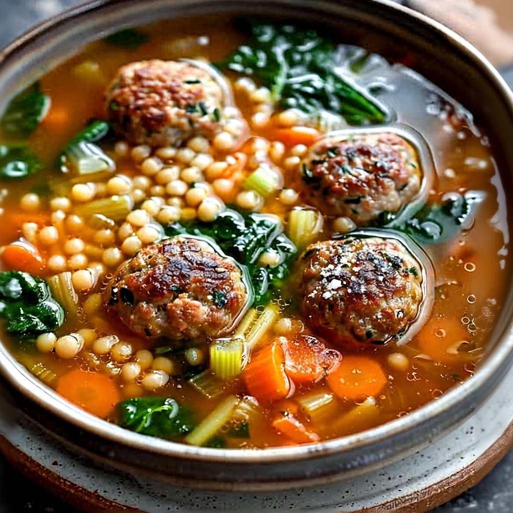 The BEST Italian Wedding Soup Meatballs
