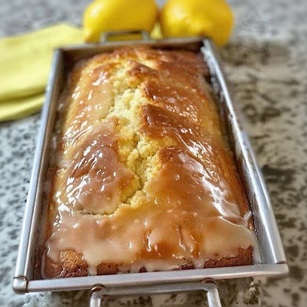 Moist Lemon Loaf Cake (Easy Recipe with Glaze)