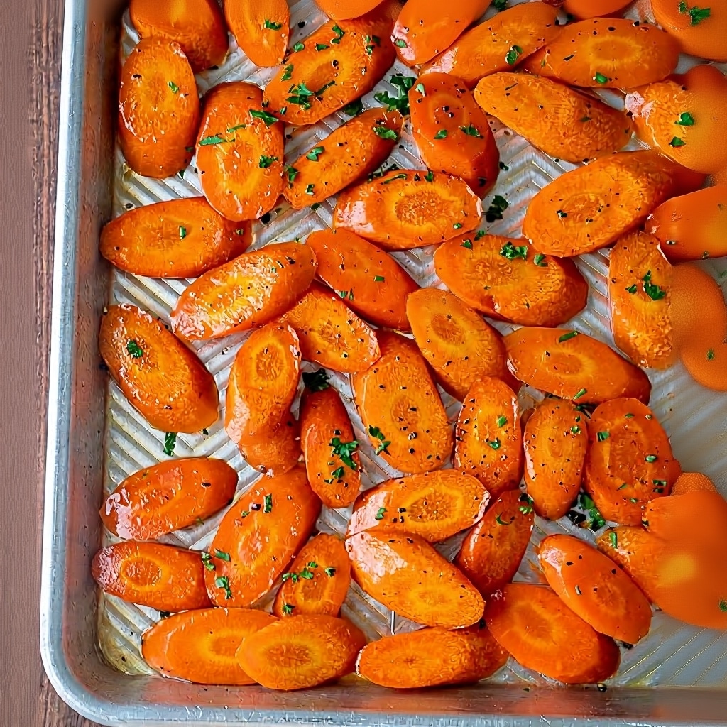 Easy Roasted Honey Glazed Carrots (Perfect Side!)