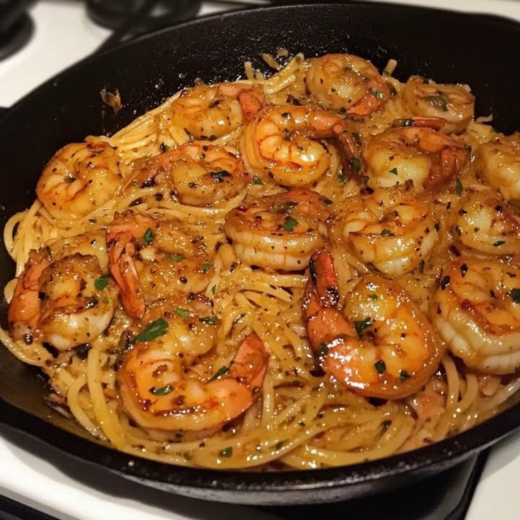 Easy Shrimp Scampi Spaghetti (Ready in 20 Mins!)