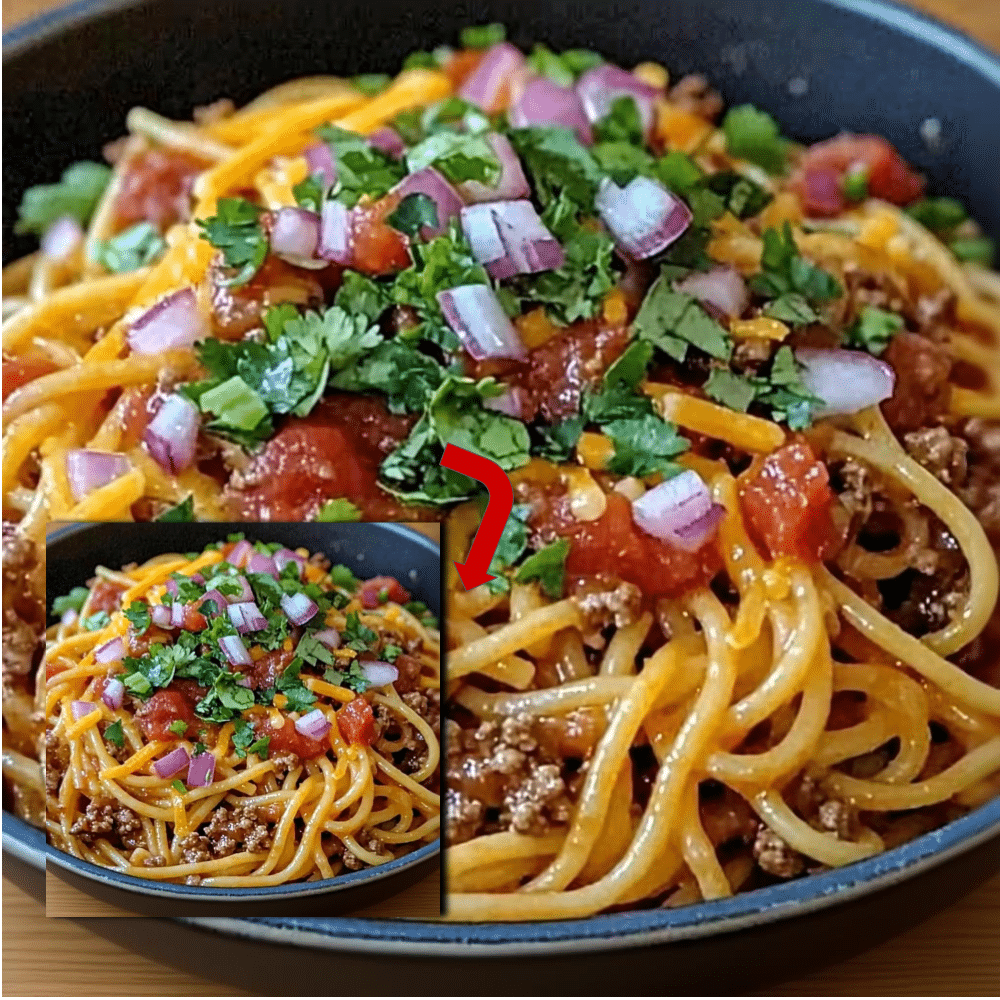 Easy Taco Spaghetti Recipe (A One-Pot Wonder!)