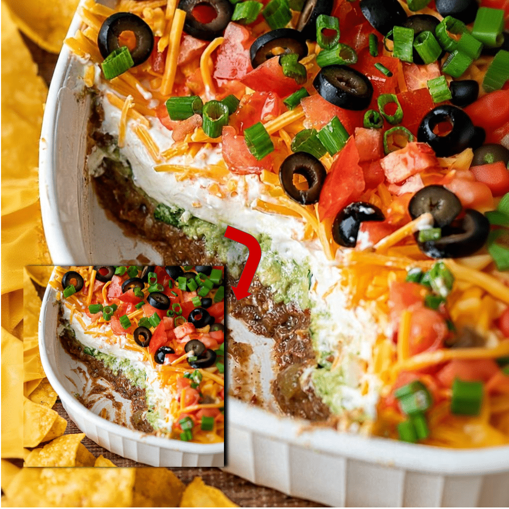 The BEST 7 Layer Dip Recipe (Easy Classic)