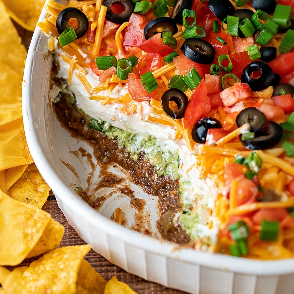 The BEST 7 Layer Dip Recipe (Easy Classic)