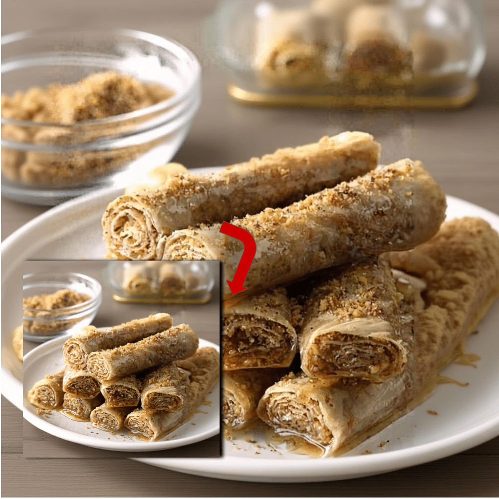 Easy Air Fryer Baklava Rolls (Crispy & Quick)