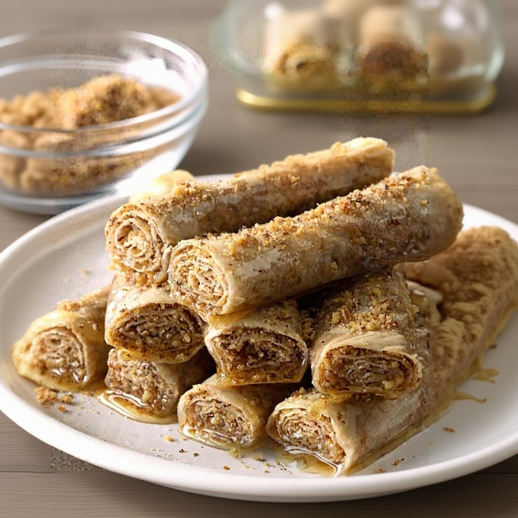 Easy Air Fryer Baklava Rolls (Crispy & Quick)